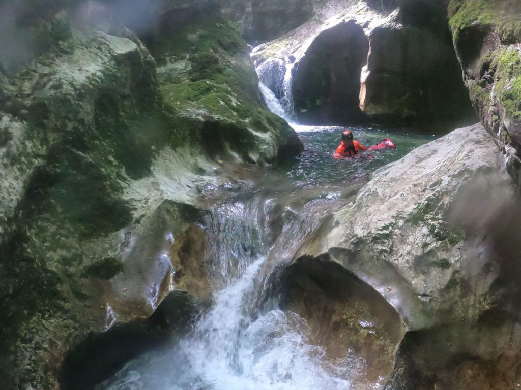 Canyoning Grenoble Vercors canyon du Furon
